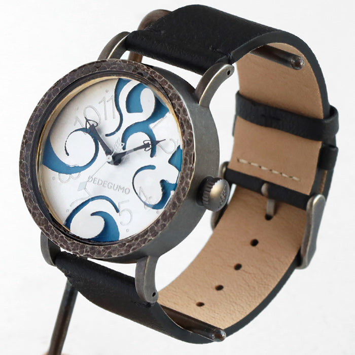 DEDEGUMO Handmade Watch Imagination Blue Men's Women's [Q41-9-BL] Kyoto Handmade 