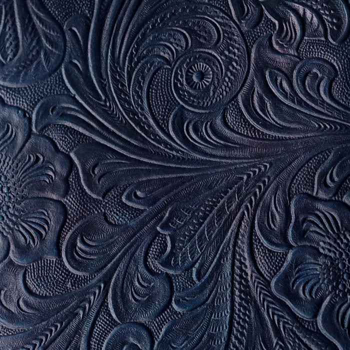 RE.ACT Yamato Aizome Bifold Wallet (With Coin Purse) Flower Women's Men's Genuine Leather [RA2021-006AI-FLO] 