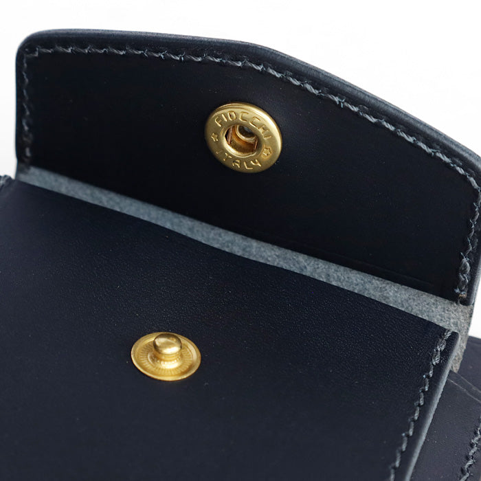 RE.ACT Yamato Aizome Bifold Wallet (With Coin Purse) Flower Women's Men's Genuine Leather [RA2021-006AI-FLO] 