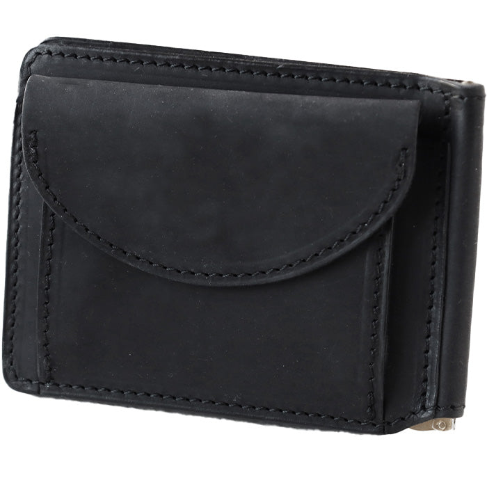 Re-ACT Texas Leather Money Clip Bi-fold Wallet (with Coin Purse) for Men and Women [RA2403-003TX] Branded Cowhide 