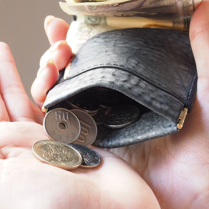 【4色】Re-ACT (リアクト) アラスカレザー 二つ折り マネークリップ 財布 [RA2203-003AK]メンズ レディース 本革 薄い コンパクト