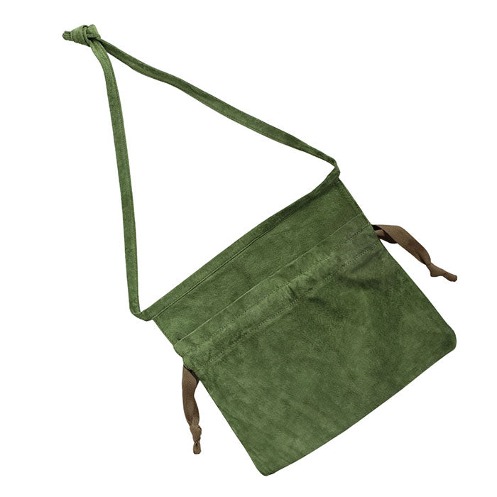 Re-ACT Pig Suede Red Cross Bag [RA2203-003PG] Sacoche Drawstring Shoulder Bag Handbag Apron 