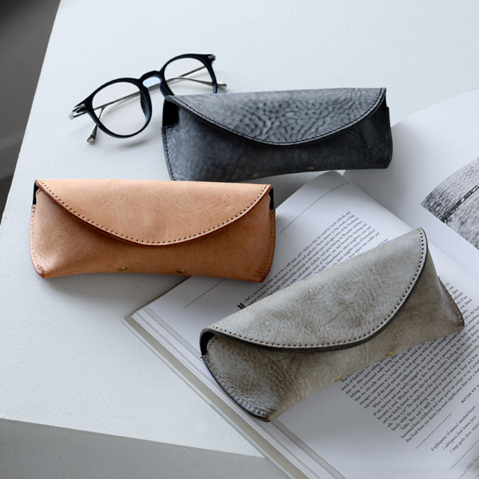 RE.ACT Alaska Leather Glasses Case Men's Women's [RA2203-008AK] 