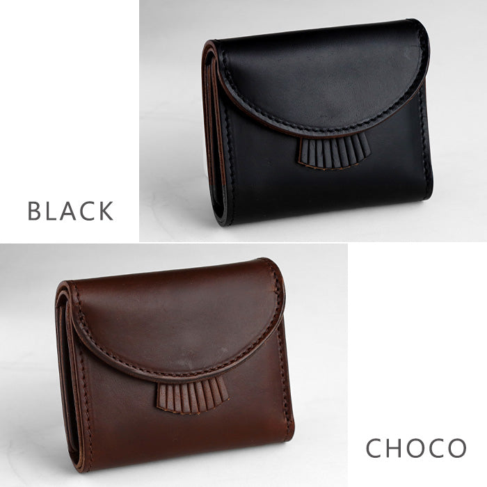 RE.ACT Chromexcel leather tri-fold mini wallet (with coin purse) ladies men [RA2303-002CX] 