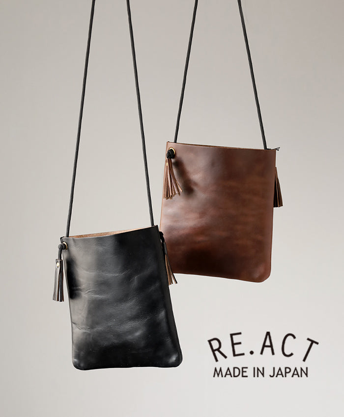 Re-ACT (リアクト) クロムエクセルレザー 2way ミニショルダーバッグ レディース メンズ 男女兼用 [RA2303-010CX] 男性 女性