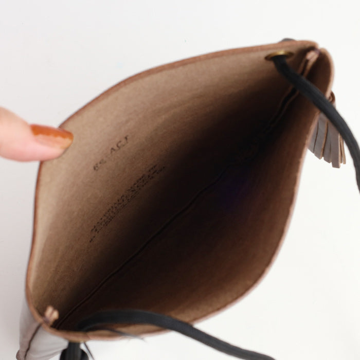 RE.ACT Chrome Excel Leather 2-Way Mini Shoulder Bag Women's Men's Unisex [RA2303-010CX] 