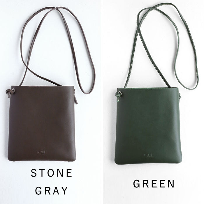 [2 Colors] Re-ACT DROOID Leather Mini Sacoche [RA2309-008DR] Women's Men's Shoulder Bag 
