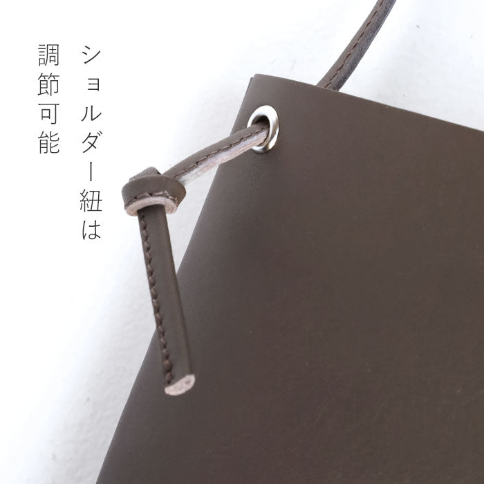 【2色】Re-ACT (リアクト) DROOIDレザー ミニサコッシュ [RA2309-008DR] レディース メンズ ショルダーバッグ