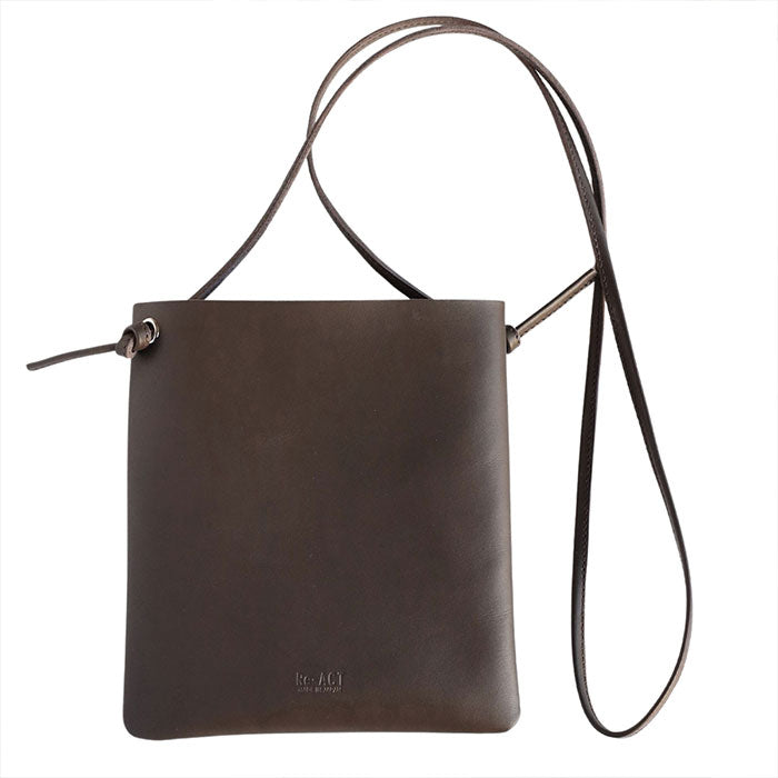 【2色】Re-ACT (リアクト) DROOIDレザー ミニサコッシュ [RA2309-008DR] レディース メンズ ショルダーバッグ