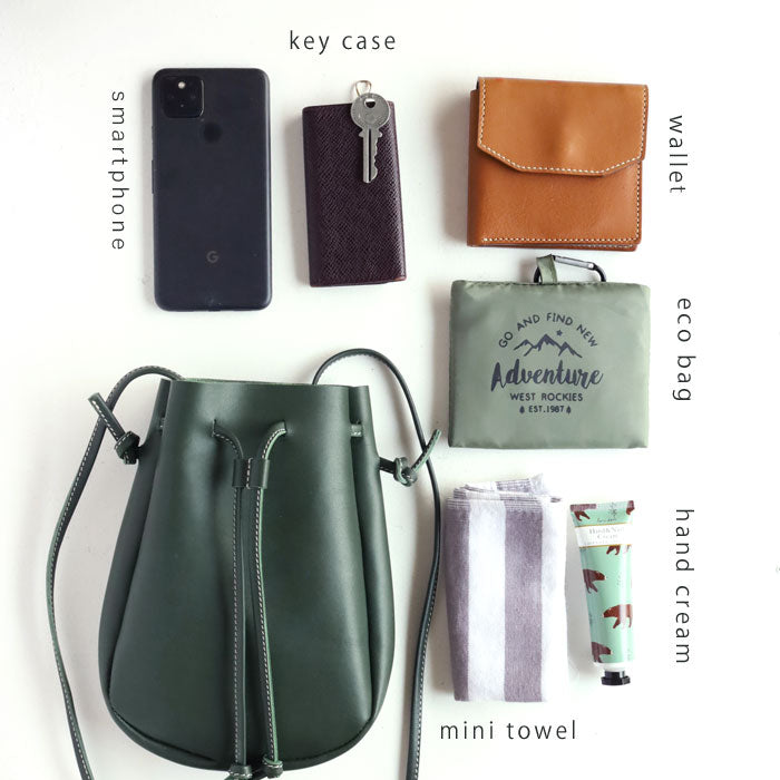 【2色】Re-ACT (リアクト) DROOIDレザー メディスンバッグ [RA2309-009DR] レディース メンズ ショルダーバッグ