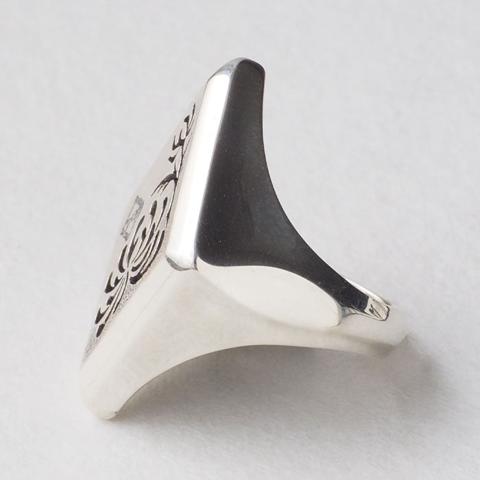 S Japanese Pattern Accessory Artist Saori Miura Kikujirdai Ring Silver 925 [SR-04] Men's Women's Sizes 6 to 17 