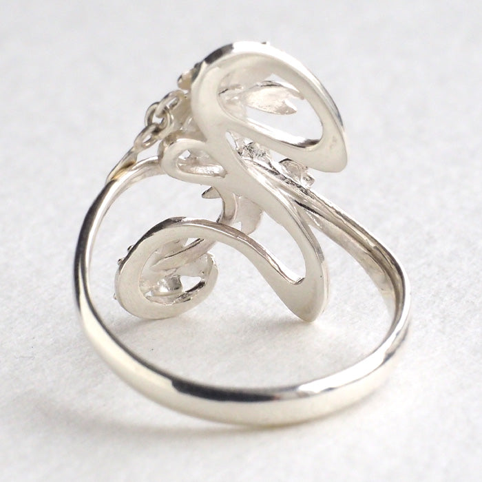S Japanese pattern accessory artist Saori Miura Maizakura ring Silver 925 [SR-3S] Ladies size 5 to 24 