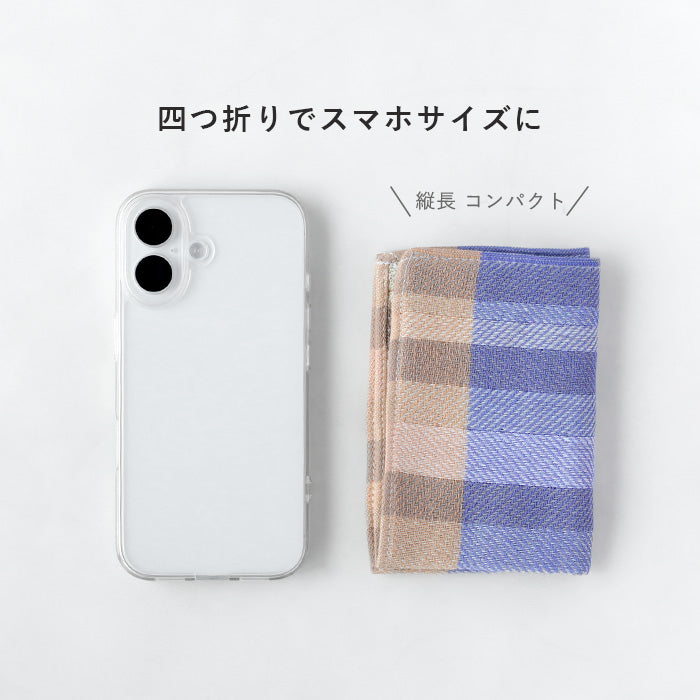 SUIFUTOSHA Cotton TETE Imabari Towel Handkerchief [S-TH-LT14] by Kobooriza Imabari Towel Brand 