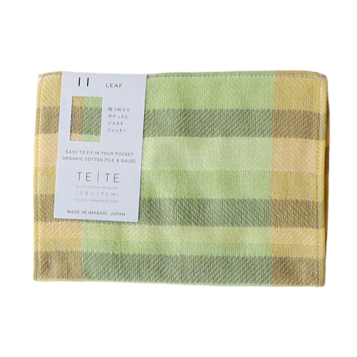 SUIFUTOSHA Cotton TETE Imabari Towel Handkerchief [S-TH-LT14] by Kobooriza Imabari Towel Brand 