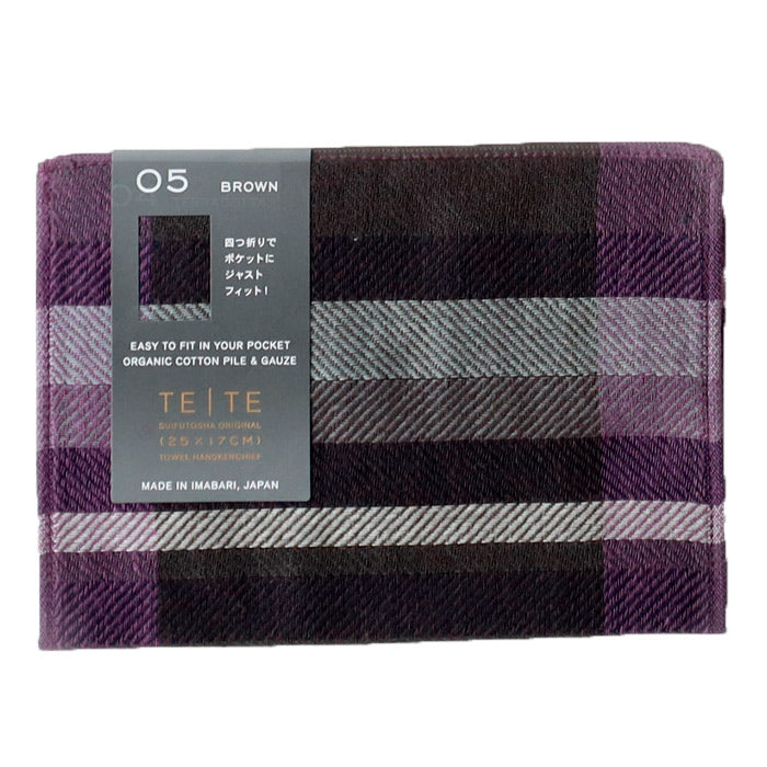 [9 Colors] SUIFUTOSHA TETE BLACK Imabari Towel Handkerchief [S-TH-LT15] Kobooriza Imabari Towel Brand