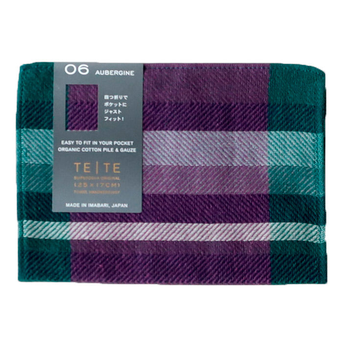 [9 Colors] SUIFUTOSHA TETE BLACK Imabari Towel Handkerchief [S-TH-LT15] Kobooriza Imabari Towel Brand