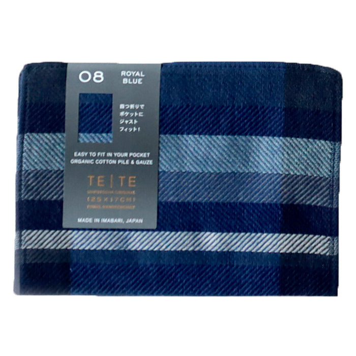 [9 Colors] SUIFUTOSHA TETE BLACK Imabari Towel Handkerchief [S-TH-LT15] Kobooriza Imabari Towel Brand