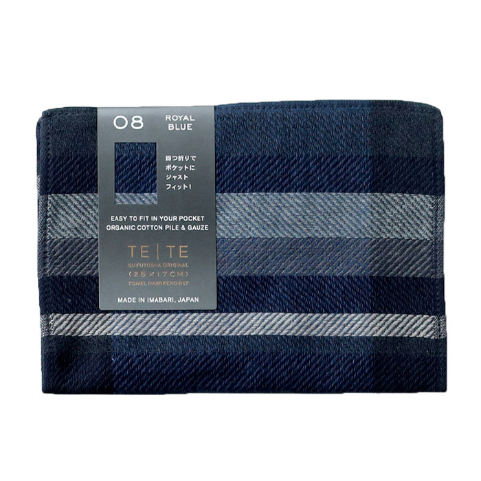 [9 Colors] SUIFUTOSHA TETE BLACK Imabari Towel Handkerchief [S-TH-LT15] Kobooriza Imabari Towel Brand