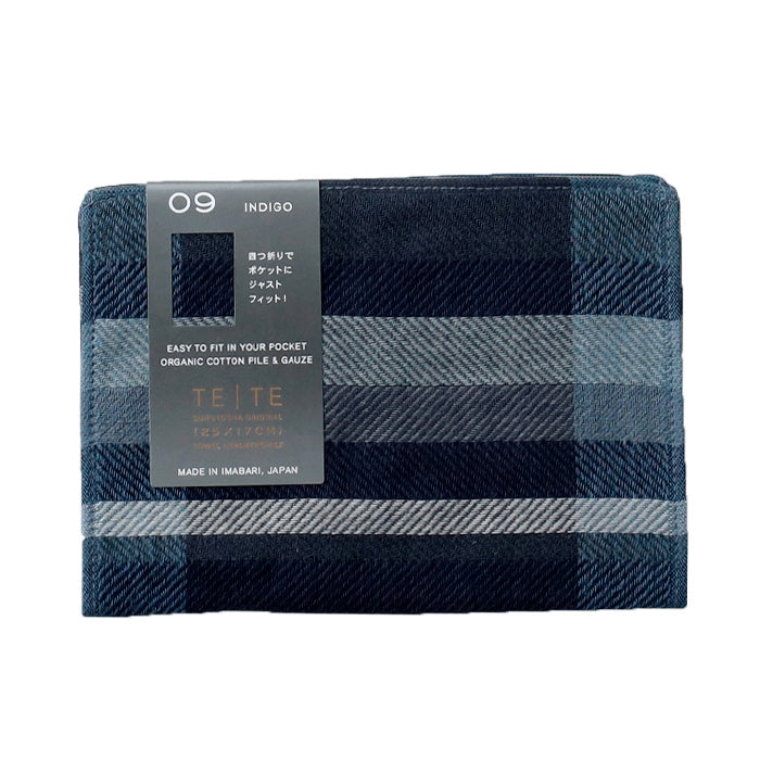 [9 Colors] SUIFUTOSHA TETE BLACK Imabari Towel Handkerchief [S-TH-LT15] Kobooriza Imabari Towel Brand