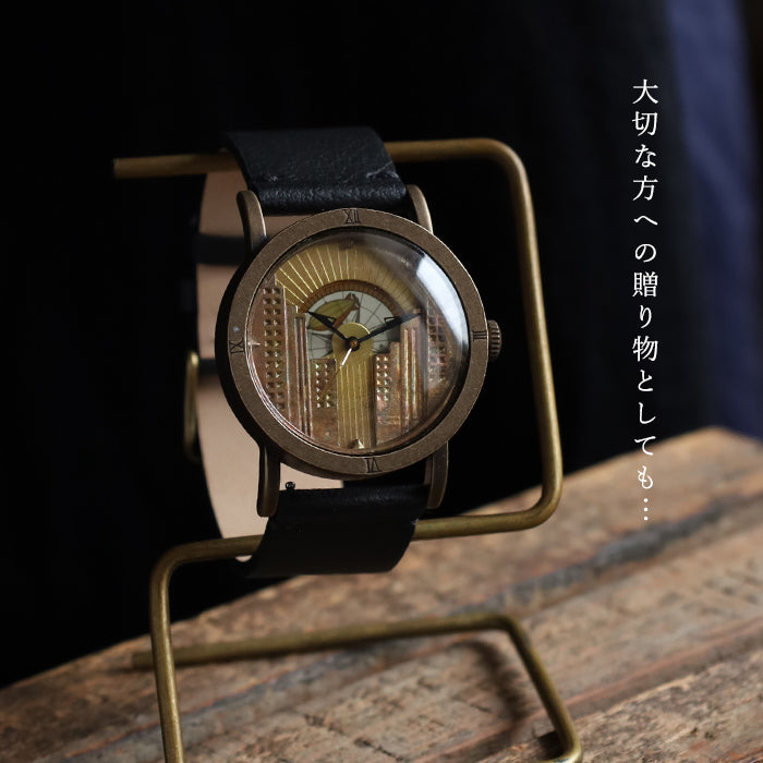 DEDEGUMO(デデグモ) 手作り 腕時計 メトロポリタン クォーツ サン