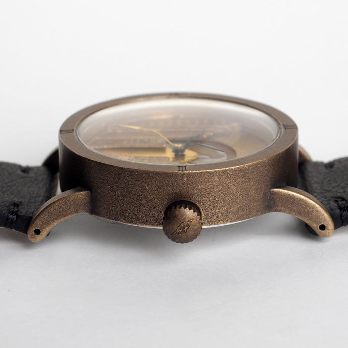 DEDEGUMO Handmade Watch Metropolitan Quartz Sun &amp; Moon Men's Women's [S36-2] Kyoto Handmade Watch Brand 