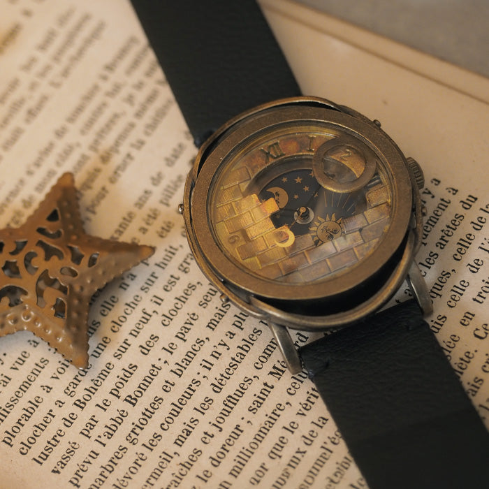 DEDEGUMO(デデグモ) 手作り 腕時計 星界小部屋 メンズ レディース 男女兼用 [S36-3] 京都 ハンドメイド ウォッチ ブランド