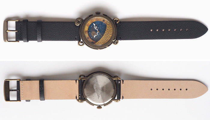 DEDEGUMO(デデグモ) 手作り 腕時計 月光 メンズ レディース 男女兼用 [S36-4] 京都 ハンドメイド ウォッチ ブランド