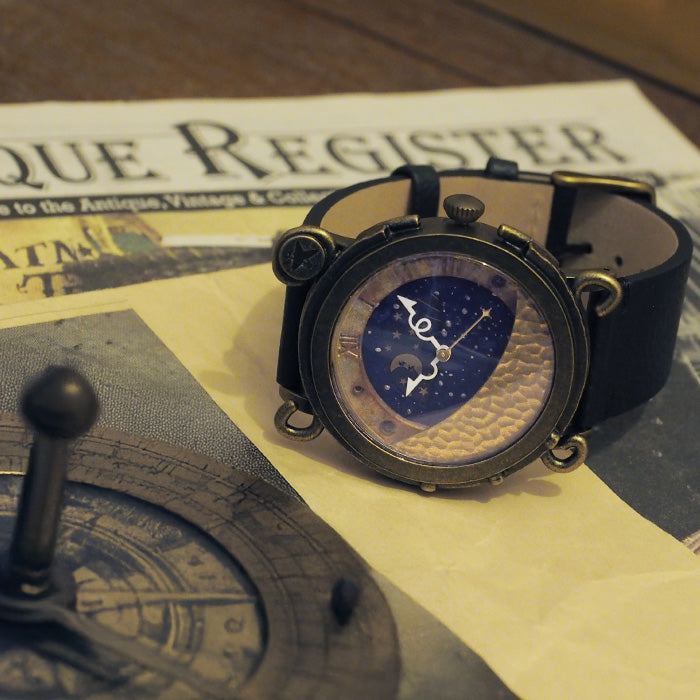 DEDEGUMO(デデグモ) 手作り 腕時計 月光 メンズ レディース 男女兼用 [S36-4] 京都 ハンドメイド ウォッチ ブランド