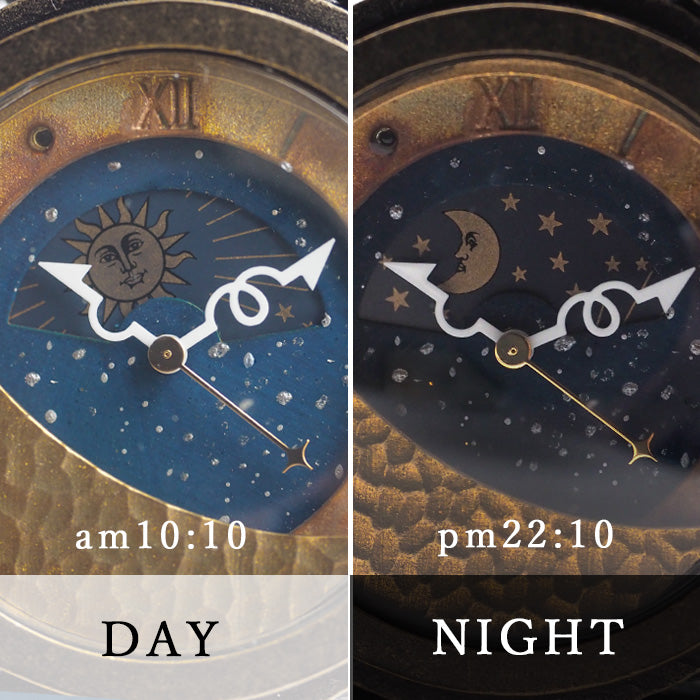 DEDEGUMO(デデグモ) 手作り 腕時計 月光 メンズ レディース 男女兼用 [S36-4] 京都 ハンドメイド ウォッチ ブランド