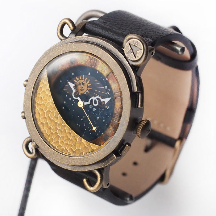 DEDEGUMO(デデグモ) 手作り 腕時計 月光 メンズ レディース 男女兼用 [S36-4] 京都 ハンドメイド ウォッチ ブランド