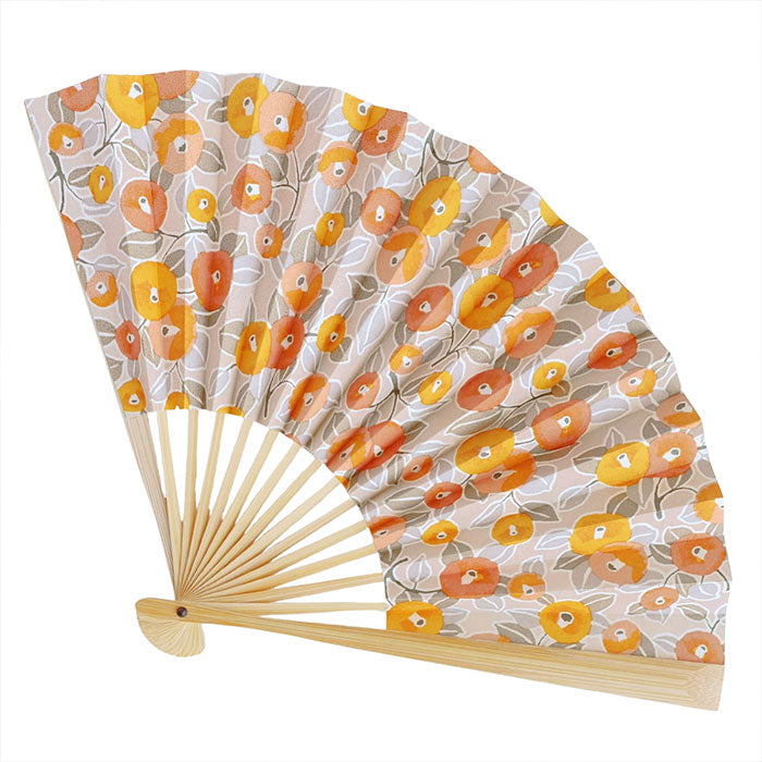 Kyoto Shogado Yuzen Washi Fan Chic [SGD-FAN-CHIC] Women's Japanese pattern paper fan, stylish and cute