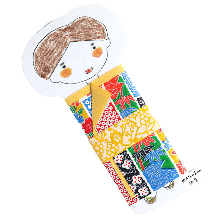 [6 types] Shogado Maiko Message Card [SGD-MAIKO] Kyoto Kyo-Yuzen Japanese Stationery Brand Memo Funny Letter Paper Maiko Japanese Goods