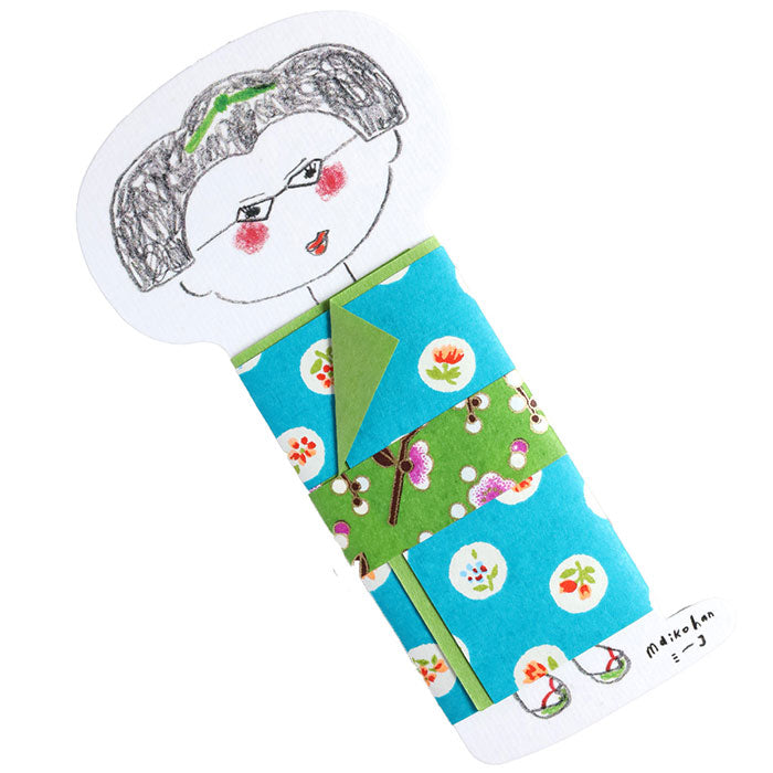 [6 types] Shogado Maiko Message Card [SGD-MAIKO] Kyoto Kyo-Yuzen Japanese Stationery Brand Memo Funny Letter Paper Maiko Japanese Goods