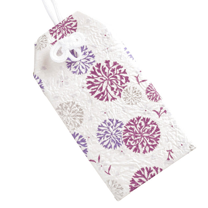 【3柄】尚雅堂 京友禅和紙 おみくじ袋 chic [SGD-OMKJ-CHIC] 京都 京友禅 和文具 ブランド 神社 おみくじ収納 お守り キーホルダー