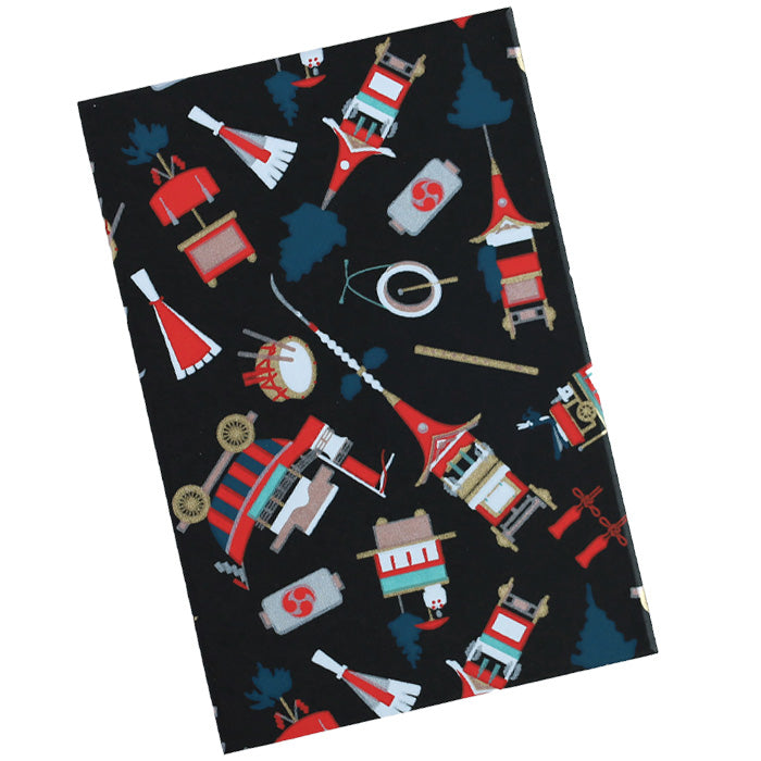Shogado Yuzen Seal Book goen Gion Zukushi [SGD-SHUIN-GI] Kyoto Kyo-Yuzen Japanese Stationery Brand Large Size Accordion-Fold Goshuincho