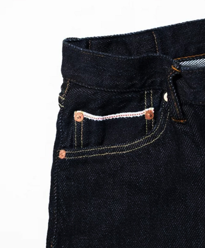 graphzero 10oz 5/1 Twill Selvedge Stretch Denim Slim Straight Jeans Indigo One-Wash [GZ-5/1SLST-ID] Okayama Kurashiki Kojima Jeans Denim Brand