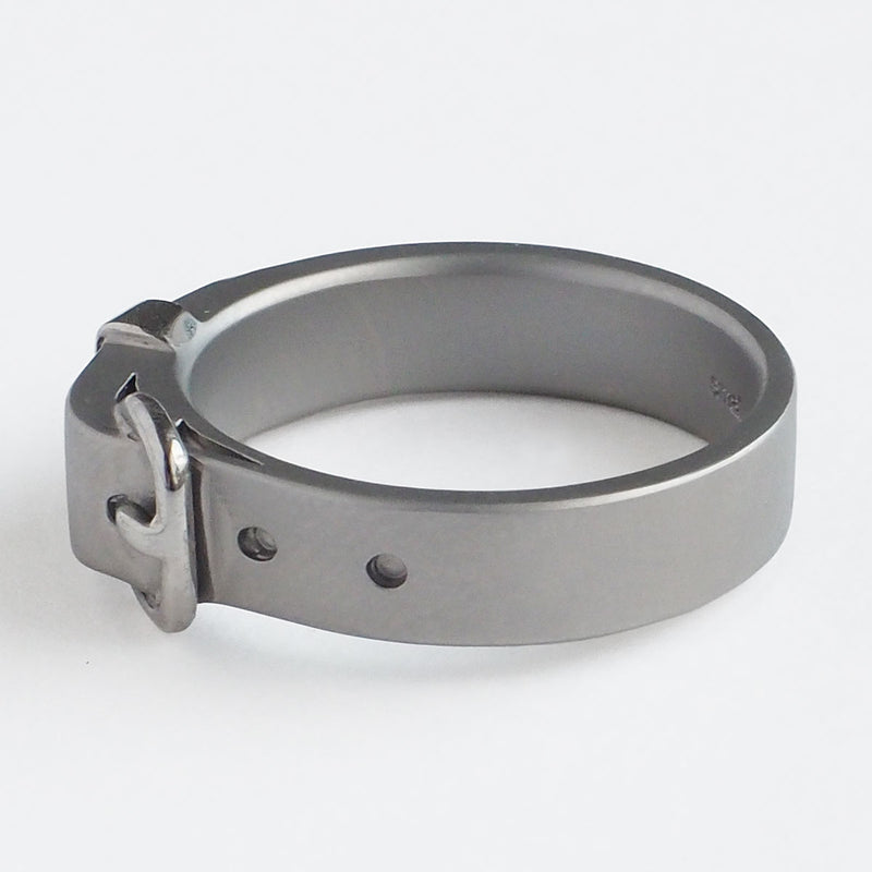 small right Belt Ring Surgical Stainless Steel 5mm width [SR-RG-25] Iso Toshihiro