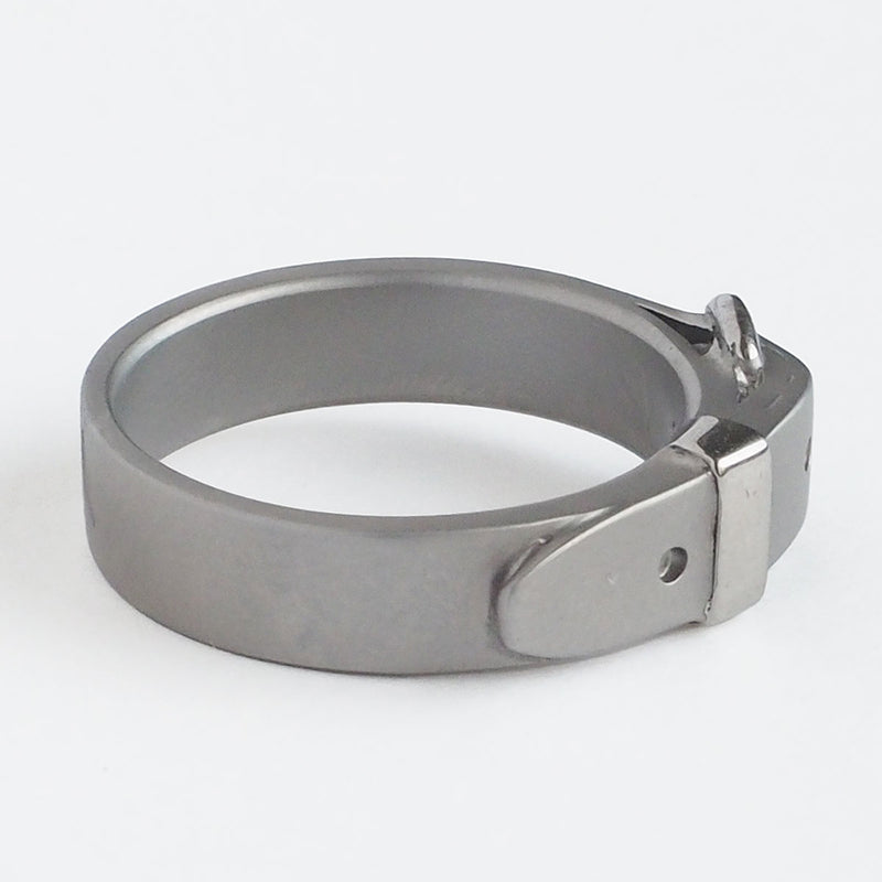 small right Belt Ring Surgical Stainless Steel 5mm width [SR-RG-25] Iso Toshihiro