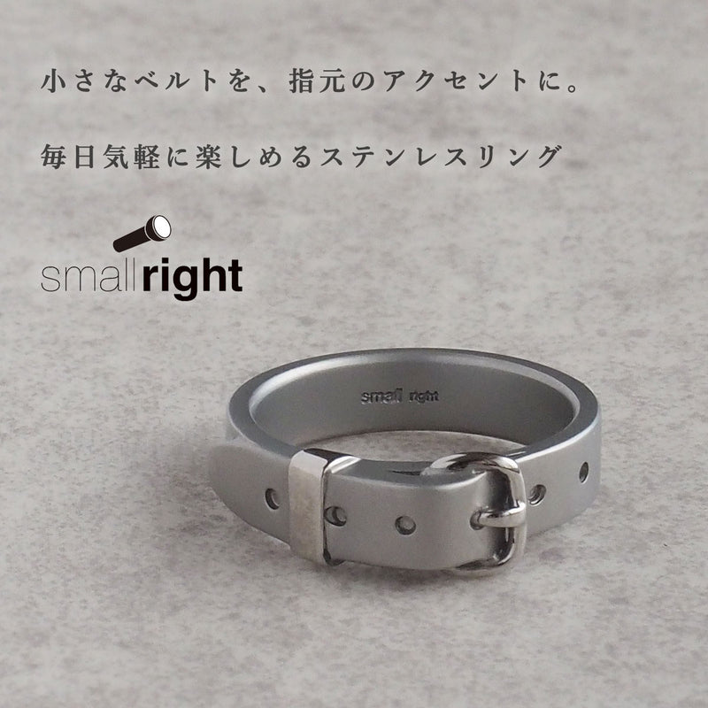 small right Belt Ring Surgical Stainless Steel 5mm width [SR-RG-25] Iso Toshihiro