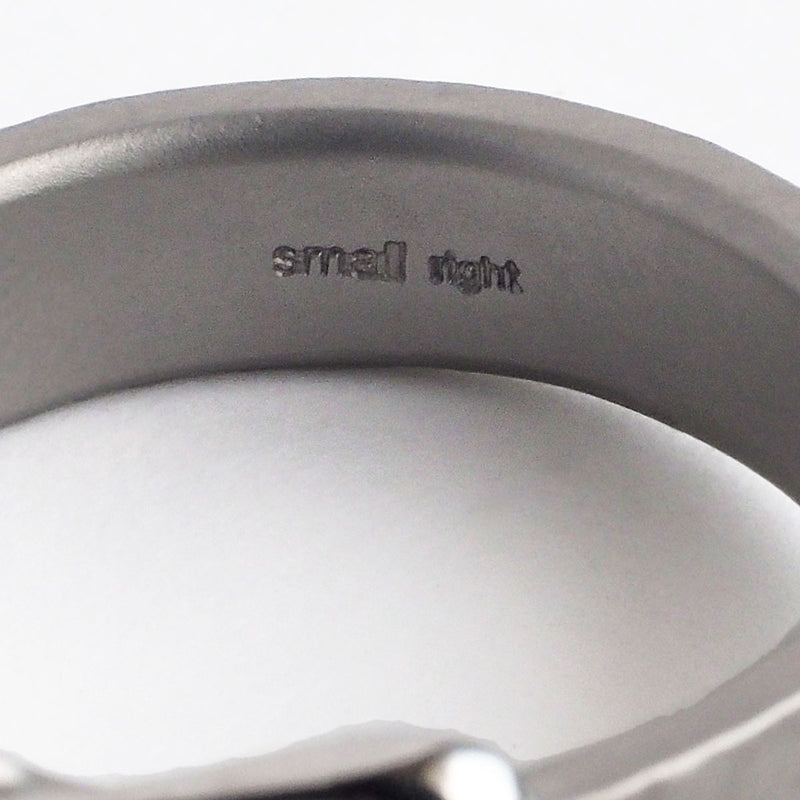 Small Right Python Belt Ring Surgical Stainless Steel 5mm Width [SR-RG-26]