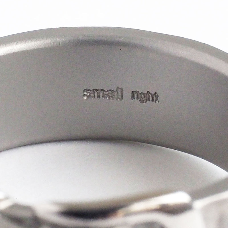 Small Right Crocodile Belt Ring Surgical Stainless Steel 7mm Width [SR-RG-27] Iso Toshihiro