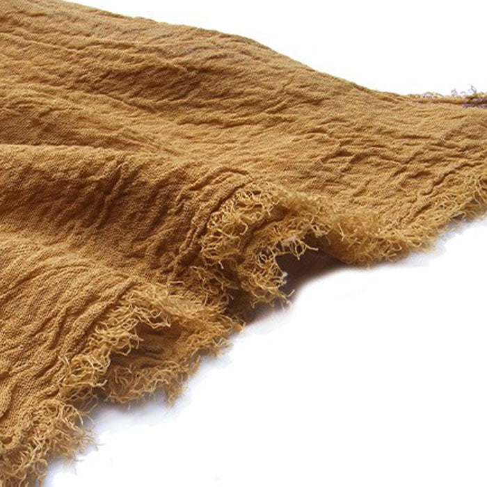[10 colors] Hand-dyed Meya Natural Dyed Large Washi Stole for Men and Women [ST-07]