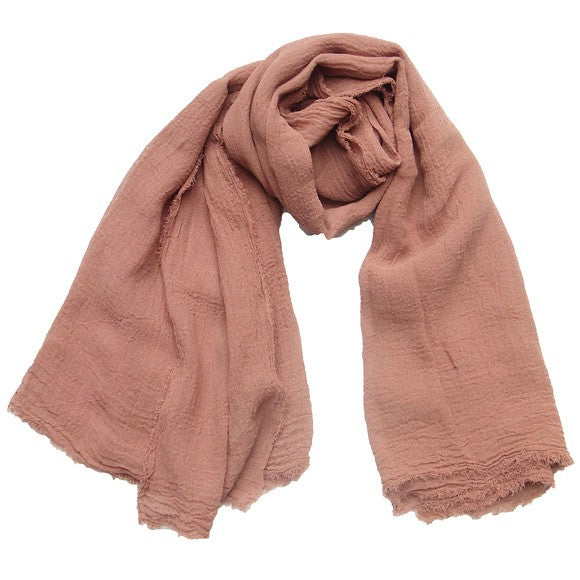 [10 colors] Hand-dyed Meya Natural Dyed Large Washi Stole for Men and Women [ST-07]