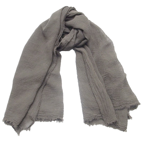 [10 colors] Hand-dyed Meya Natural Dyed Large Washi Stole for Men and Women [ST-07]