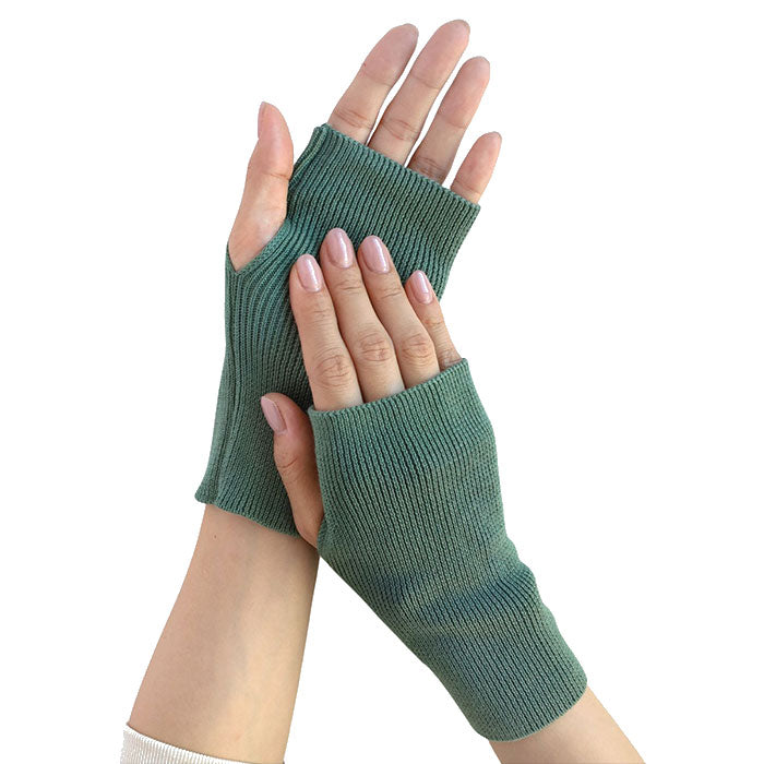 226 (Tsutsumu) Wrapping your hands, visible cuffs, wrist warmers, organic cotton [TE-03-22001-00] Men's, Women's, Gosen City, Niigata Prefecture, Gosen Knit, brand 