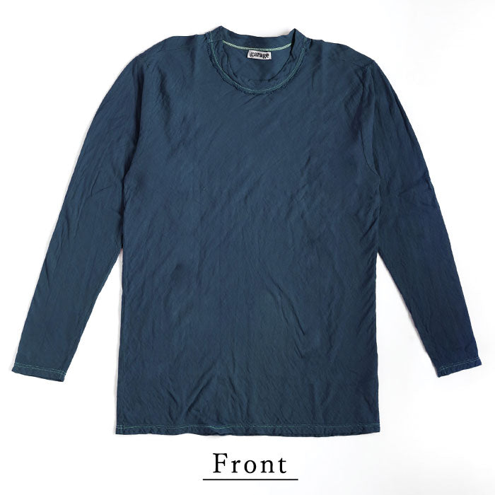 [Total 32 colors] Gauze Clothes Studio Garage Double Gauze Simple T-shirt Long Sleeve Men's [TS-33-LS] 