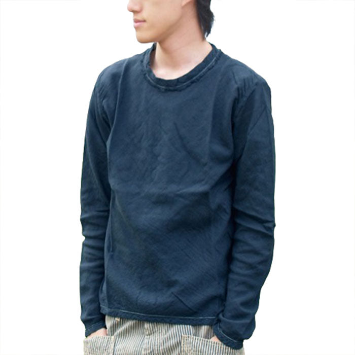 [Total 32 colors] Gauze Clothes Studio Garage Double Gauze Simple T-shirt Long Sleeve Men's [TS-33-LS] 