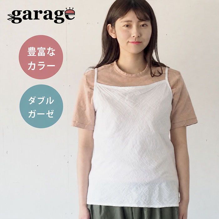 [All 32 colors] Gauze Clothing Studio garage Simple Camisole Double Gauze for Women [TS-42]