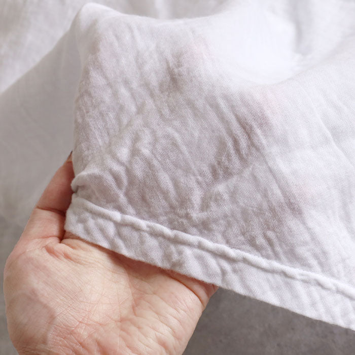 [32 colors available] Gauze clothing workshop garage Double gauze simple T-shirt 3/4 sleeves Men's [TS-33-7S] 