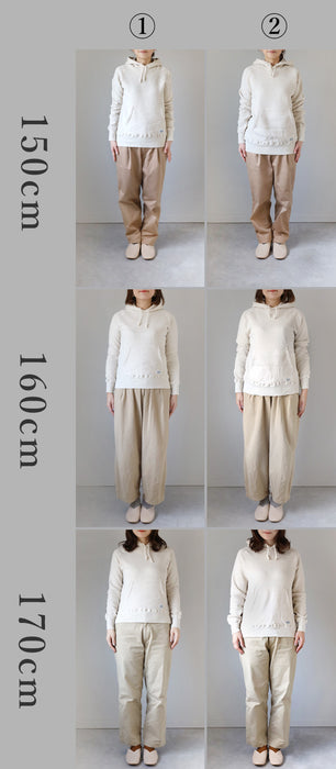 Kepani Pullover Parka Manchester-2 Women's [TS-6302MS-LADIES] 100% Cotton Brushed Sweatshirt 